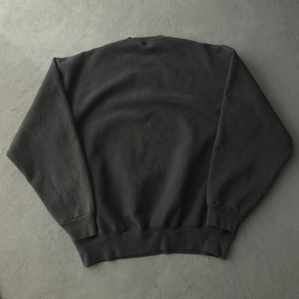 Vintage 90s Fruit of the Loom Black Sweatshirt XXL Canada Flag Heavyweight - Picture 4 of 11